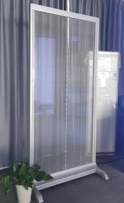 Exposição conduzida móvel conduzida transparente estando do cartaz 1920Hz de P2.6mm